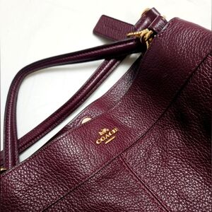 SOLD!! Coach Burgundy Leather Women's Bag